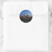 San Francisco Skyline #3スタンプ ラウンドシール (バッグ)