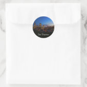 San Francisco Skyline #4スタンプ ラウンドシール (バッグ)