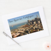 San Francisco Skyline #9-3スタンプ 長方形シール (封筒)