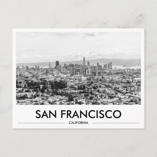 San Francisco Skyline Going Away Gift ポストカード (正面)