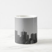 San Francisco Skyline Monochrome - Cityscape写真 コーヒーマグカップ (中央)