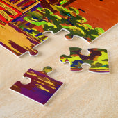 San Francisco Travel Poster Jigsaw Puzzle ジグソーパズル (側面)