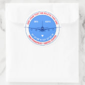 San Francisco, USA，カスタマイズ可能なトラベルクールス ラウンドシール (バッグ)