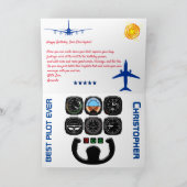 San Francisco, USA，カスタマイズ可能， おもしろい誕生日 カード (内部)