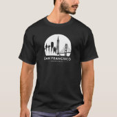 San Francisco USA Skyline Tシャツ (正面)