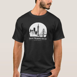 San Francisco USA Skyline Tシャツ