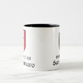 San Gennaroニューヨークのフェスティバルのマグの饗宴 ツートーンマグカップ (中央)