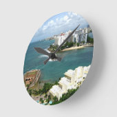 San Geronimo,コンダド,プエルトリコby Galina - ラウンド壁時計 (傾斜)