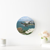 San Geronimo,コンダド,プエルトリコby Galina - ラウンド壁時計 (ホーム)