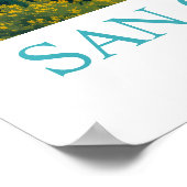 San Gimignano Italy Vintage Travel Art ポスター (角)