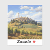 San Gimignano, Tuscany – イタリア シール (シート)