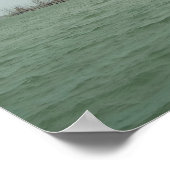 San Giorgio Maggiore Church & Venetian Lagoon ポスター (角)