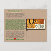 San Joaquinキットキツネは絶滅危惧種 – シーズンポストカード (裏面)