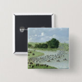 San Joaquin川、パラグアイ1865年の交差 缶バッジ (正面&裏面)