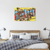 San Jose，カリフォルニア州ラージレターシーン2 キャンバスプリント (インサイチュ (寝室))