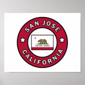 San Jose California ポスター (正面)