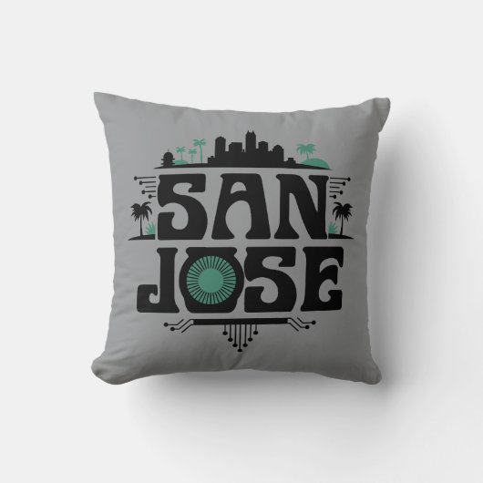 San Jose California United States クッション (正面)