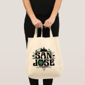 San Jose California United States トートバッグ (正面(商品))