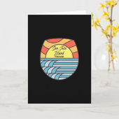 San Jose Island Texas Tx Atlantic Sunrise Vacation カード (黄色い花)