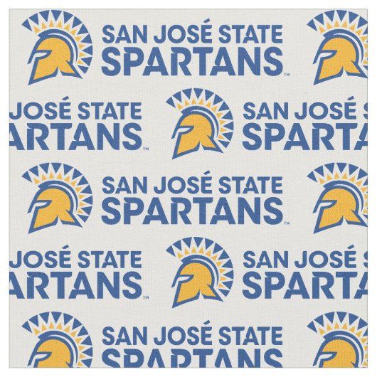 San Jose State Spartans ロゴワーマーク ファブリック (クローズアップ)