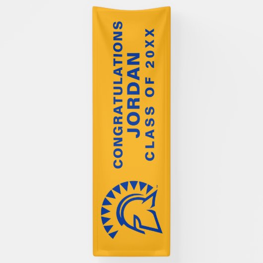 San Jose State Spartans | 卒業 横断幕 (縦)