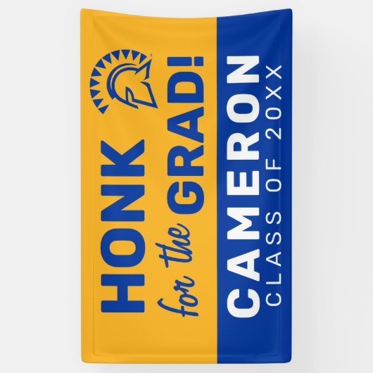 San Jose State Spartans | 卒業 横断幕 (縦)