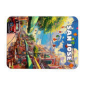 San José, the vibrant heart of Costa Rica マグネット (横)