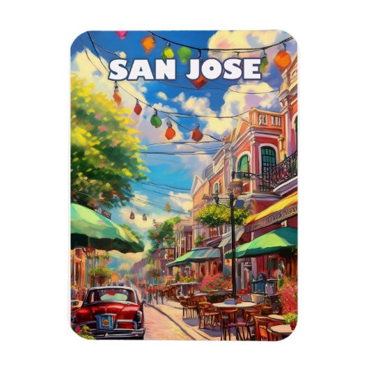 San José, the vibrant heart of Costa Rica マグネット (縦)