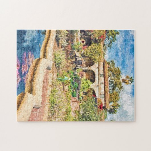 San Juan Capistranoの写真のパズルの代表団 ジグソーパズル (横)