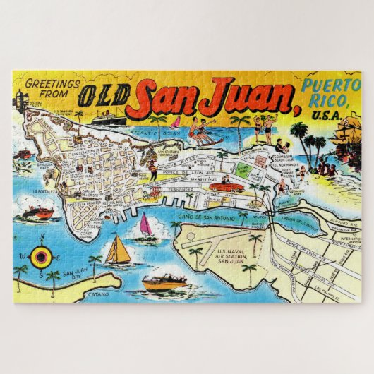 San Juan Puerto Rico ジグソーパズル (横)