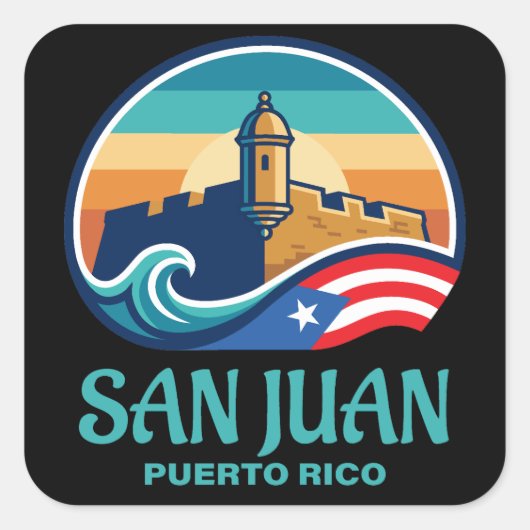 San Juan Puerto Rico スクエアシール (正面)