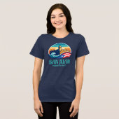 San Juan Puerto Rico トライブレンドＴシャツ (正面全面)