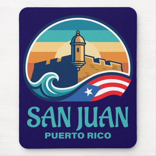 San Juan Puerto Rico マウスパッド (正面)