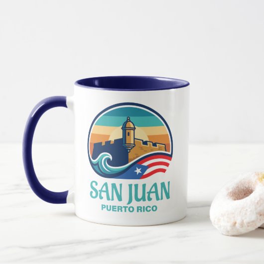 San Juan Puerto Rico マグカップ (ドーナツ)
