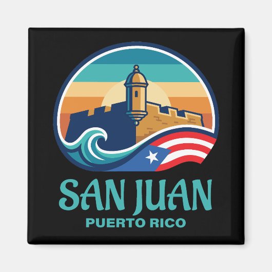 San Juan Puerto Rico マグネット (正面)