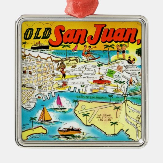 San Juan Puerto Rico  メタルオーナメント (正面)