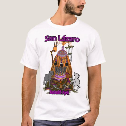 San lázaro, babalú ayé tシャツ (正面)