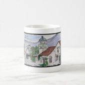 San Luis Obispoのモーテルのインの眺め コーヒーマグカップ (中央)