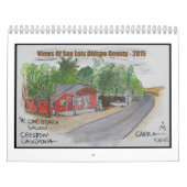 San Luis Obispo郡の眺め カレンダー (カバー)