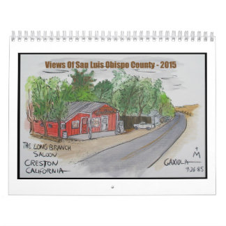 San Luis Obispo郡の眺め カレンダー