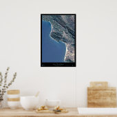 San Luis Obispo、カリフォルニアの衛星ポスター ポスター (キッチン)