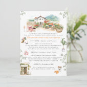 San Luis Obispo Bachelorette Weekend Itinerary 招待状 (スタンド正面)