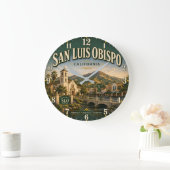 San Luis Obispo California  ラージ壁時計 (ホーム)