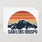 San Luis Obispo Mountain Sunset ポストカード (正面/裏面)