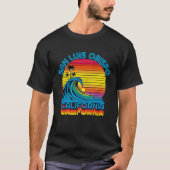 San Luis Obispo Retro Throwback Surf & Beach Souve Tシャツ (正面)