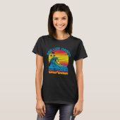 San Luis Obispo Retro Throwback Surf & Beach Souve Tシャツ (正面フル)