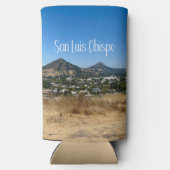 San Luis Obispo Terrace Hill Photography スリム缶クーラー (裏面)