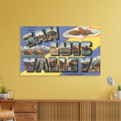 San Luis Valley, Colorado - Large Letter キャンバスプリント (インサイチュ (リビング))