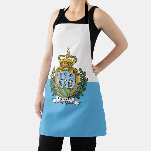San Marino Flag エプロン (インサイチュ)