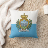 San Marino Flag クッション (ブランケット)